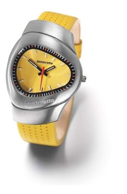 Mint Retro LAMBRETTA MILIO LARGE Analog Steel Yellow Leather Italian Mens Watch