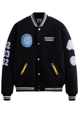 KITH x invisible friends バーシティボンバー ジャケット KITH x Invisible Friends Wool Varsity Jacket Bomber Mens Size XL