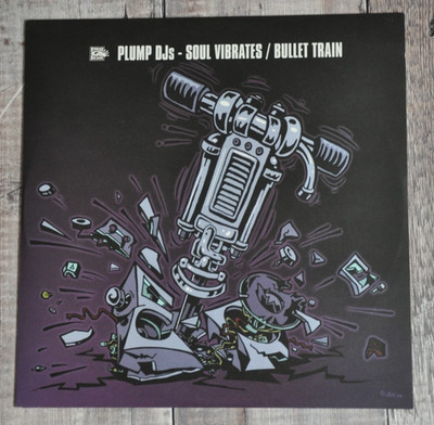Plump Djs - Soul Vibrates / Bullet Train- Finger Lickin Records- 12''  Vinyl