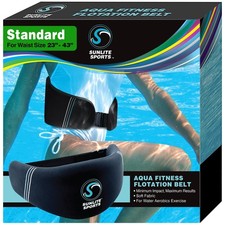 Sunlite Sports AquaFitness Deluxe Flotation Swimming Belt Water Aerobics Equ...