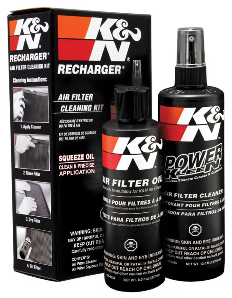 K&N Recharger Filter Care Cleaning Service Kit Squeeze Red 99-5050 - Image 1 of 1