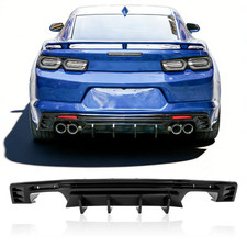 Fits 2016-2024 Chevy Camaro Ss Lt1 Ls Rear Bumper Lip Diffuser Glossy Black