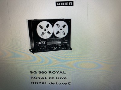 Uher Sg 50 Royal De Luxe C Service Manual Digitaa