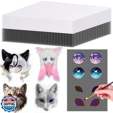 12PCS Fursuit Eyes Mesh Plastic Sheets 0.5MM Hole, 11.8in x 7.87in Waterproof