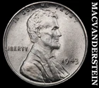 1943 Lincoln Wheat Cent- Choice Gem Brilliant Uncirculated No Reserve #J3494