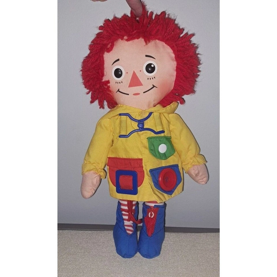Muñeca Dress Me Raggedy Ann 1991 Playskool Johnny Gruelle Foto 3 de 4