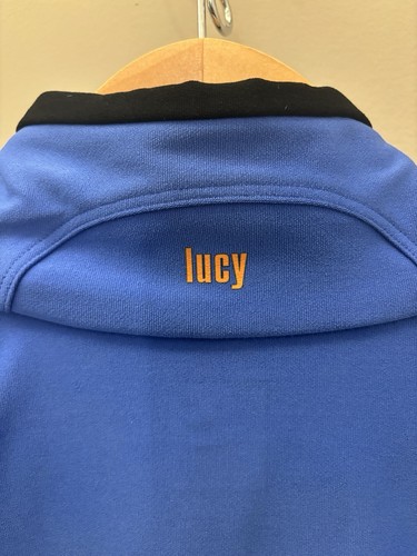 Lucy Tech Full Zip Jacket Athletic Activewear Golf Run Cornflower Blue Small - Picture 9 of 11
