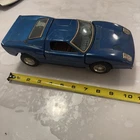 Vintage BANDAI FORD GT battery op tin toy made in Japan