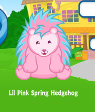 Webkinz Classic Lil Pink Spring Hedgehog PET Adoption Code Only Messaged