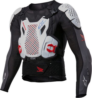 Bionic Plus V2 Protection Jacket Lg Black/White/Red 6506023-1272-L