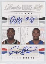 2009-10 Panini Season Update 65/99 DeJuan Blair DaJuan Summers #66 Auto 0q0