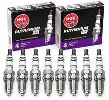 NGK RUTHENIUM HX High Ignitability Spark Plugs Kit LFR5AHX 96355 Set of 8 thumbnail 1