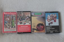 Lot of 4 Christmas Cassette Tapes