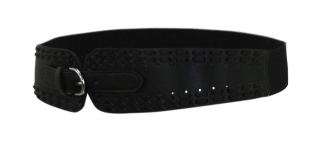 I.N.C M//L International Concepts Laced Stretch Waist Belt Black SIZE S//M