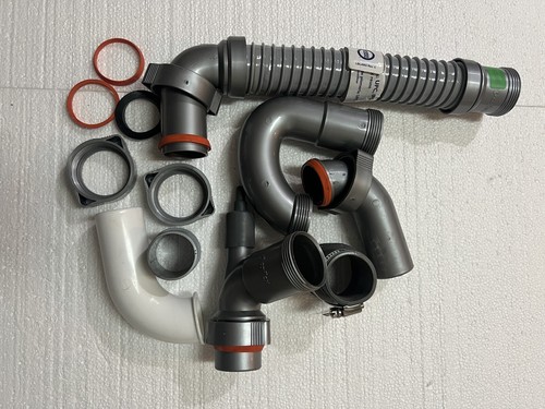 Snappy Trap DK-100-AH PVC Silver Single All-In-One Sink Drain Kit 1-1/2 Dia. in.