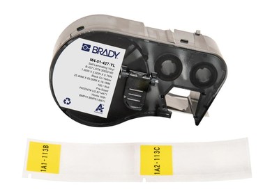 Brady Self-Laminating Vinyl Pre-Sized Labels for Label Printer