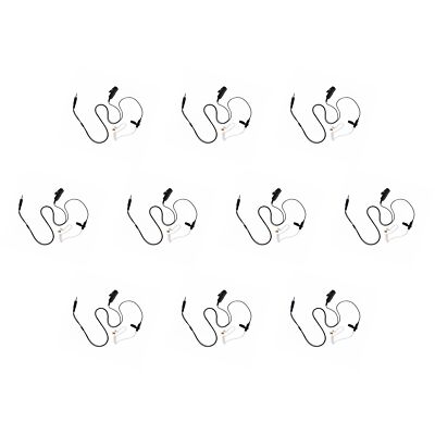 10ps Warehouse Outdoor 2-Wire Surveillance Kit Radio Earpiece w PTT for Kenwood