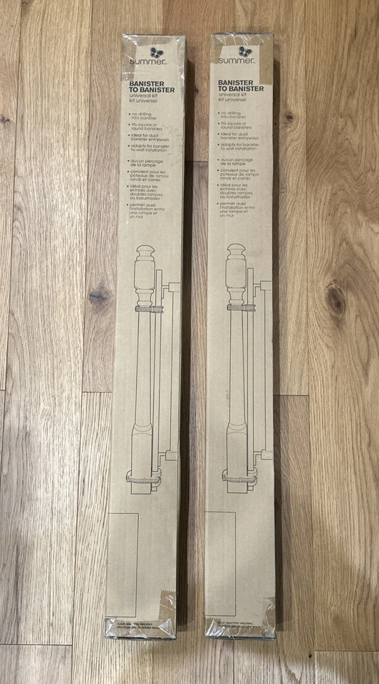 2 Summer Infant Banister to Banister Safety Universal Kit No Drilling Required - Image 2 of 4