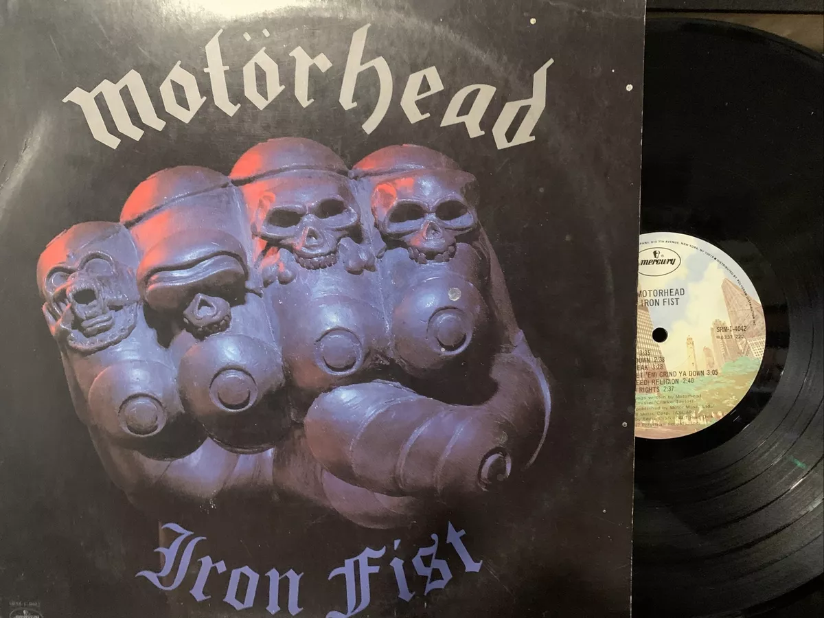 Motörhead  Iron Fist (Vinyl) (Used) – Trusty Spot Records & Tees