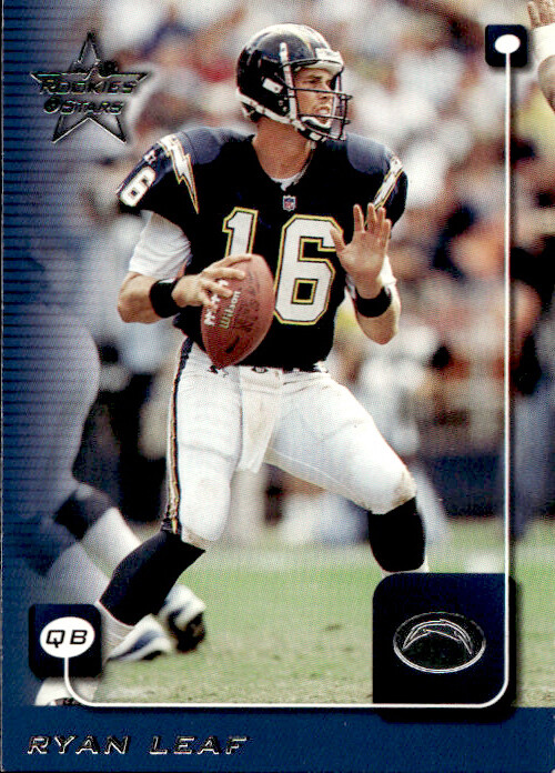 1999 Leaf Rookies & Stars Ryan Leaf 159 San Diego Chargers