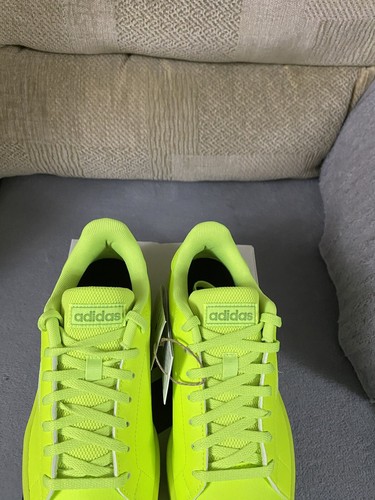 Adidas Urban Court Neon Green Trainers Shoes BNIB Size 3.5uk Women’s IF4093 - Picture 8 of 19