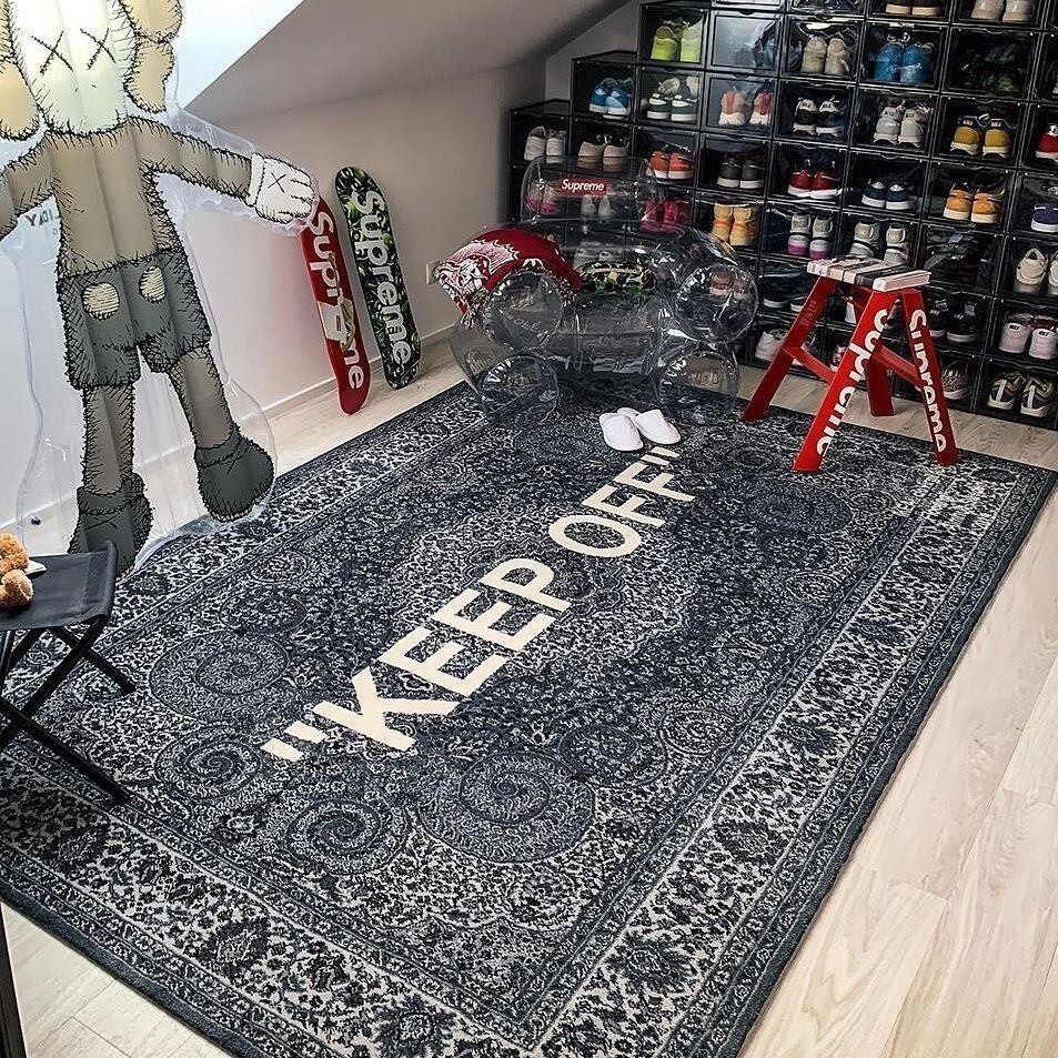 IKEA Virgil Abloh Off White Rug Keep Off 200cm x 300cm New | eBay