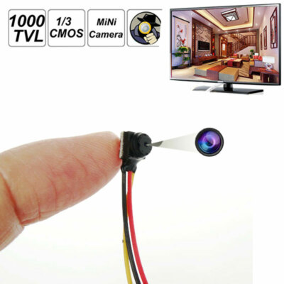 #ad Tiny 1200TVL HD Color CCTV micro Video Pinhole Super smallest mini Camera $38.99