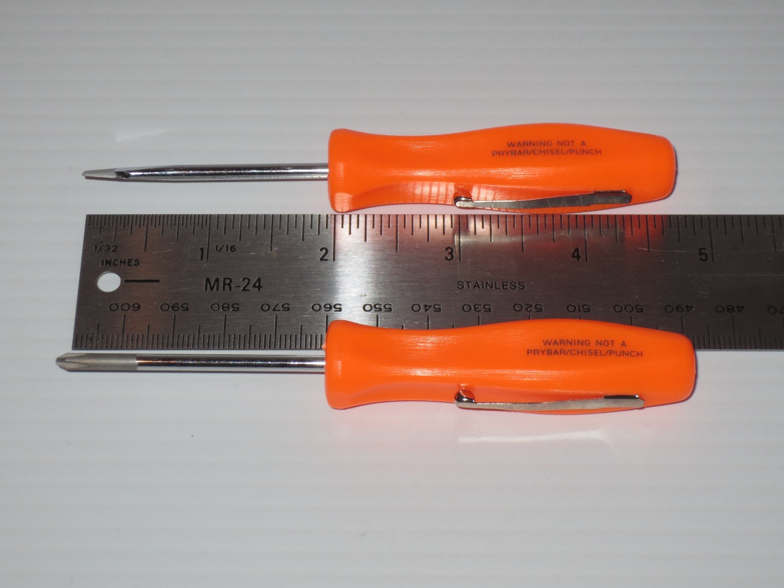Automotive Hand Tools NEW Snap On Pocket Screwdrivers Orange Mini Phillips & Flat Blade NEW! SET