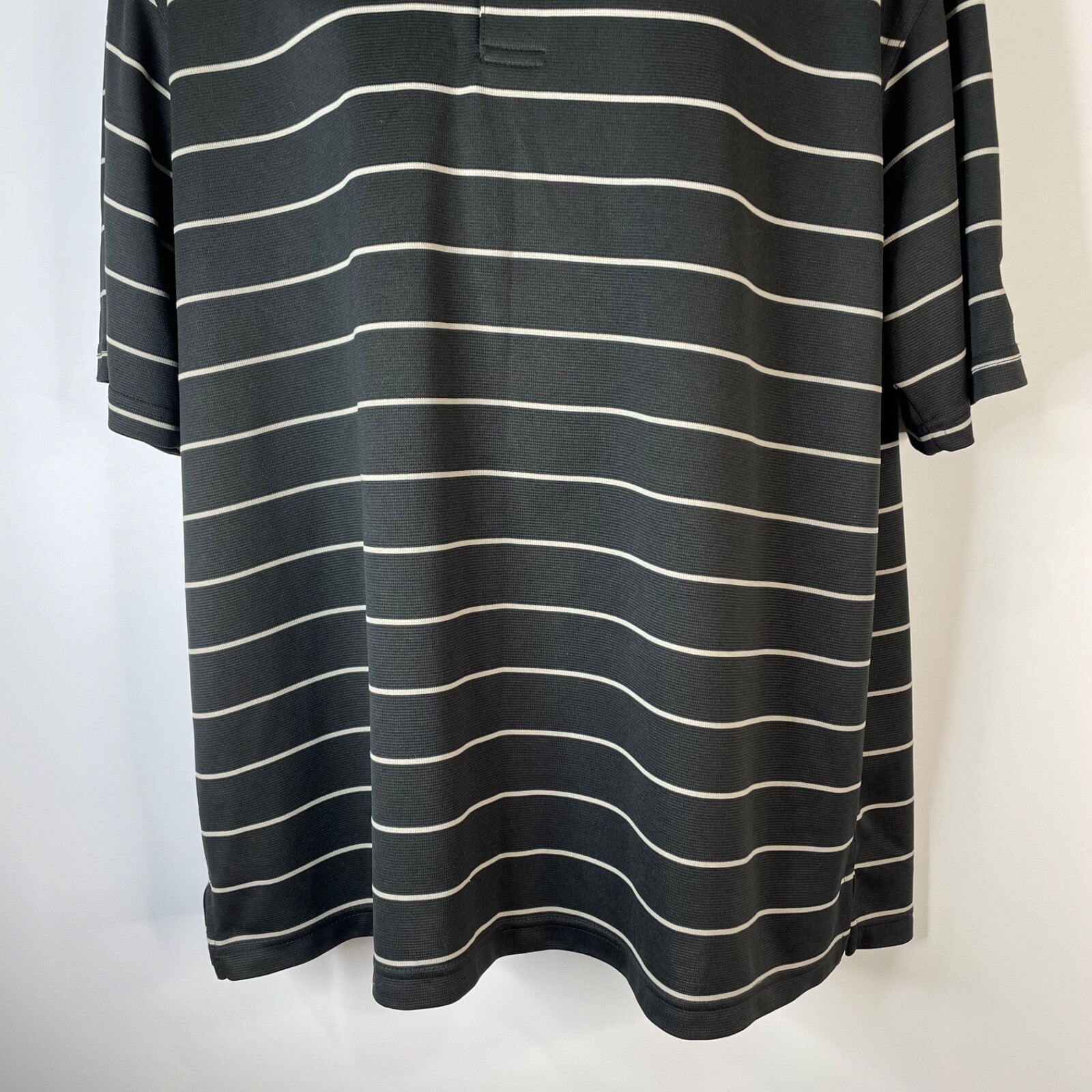 PGA Tour Polo Shirt Men 2XL Black Striped Short Sleeve Golf Casual Outdoors NWOT thumbnail 8