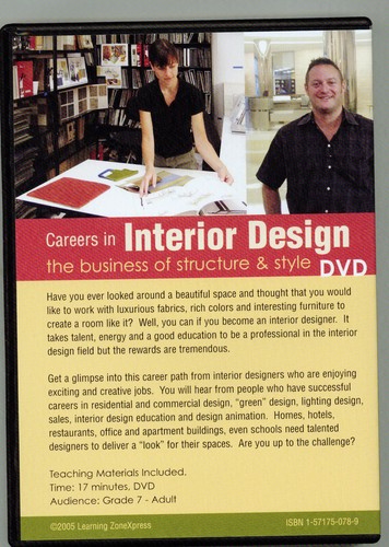 Careers In Interior Design: The Business of Structure & Style DVD-Educational - Picture 2 of 2
