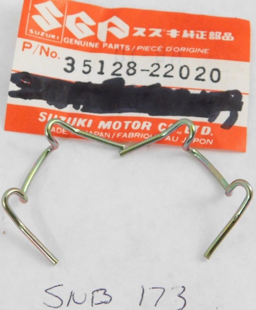 2 NOS Genuine Suzuki LT185 LT250 Headlight Lamp Spring Parts OEM