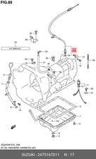 Genuine OE Cable Assembly Accelerator 2475167D11 for Suzuki 24751-67D11