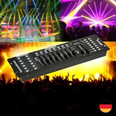 192 Kanäle DMX512 Controller Konsole Bühnenlicht DJ Equipment Lichteffekt M0T7