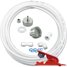 Wasserzulaufleitung (1/4" - 6mm) Anschluss-Set f&uuml;r SbS K&uuml;hlschrank uvm.