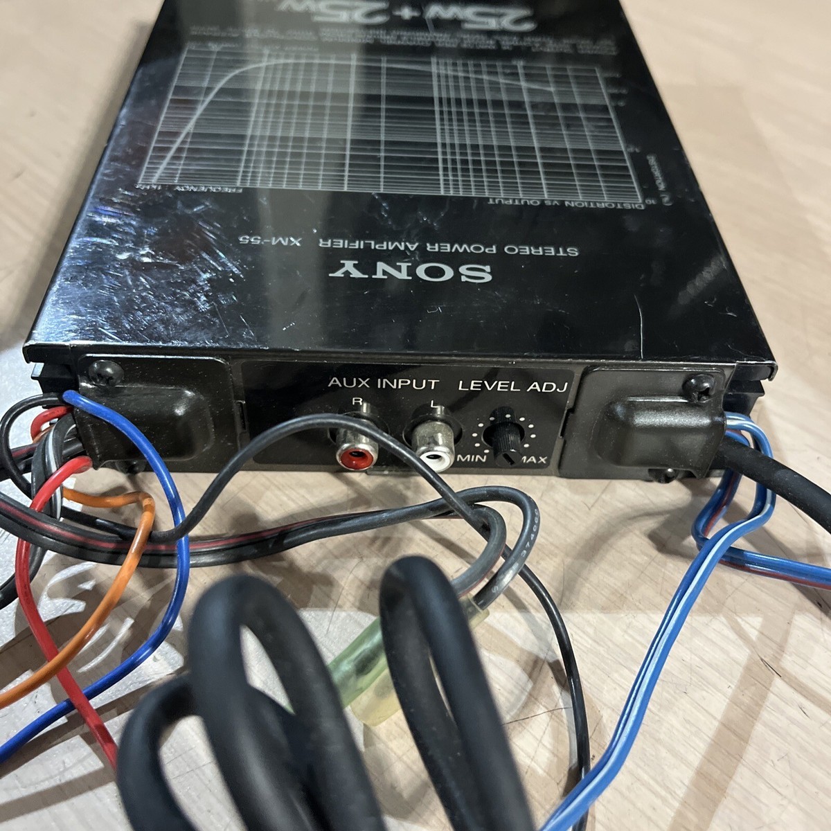 VINTAGE SONY STEREO POWER AMPLIFIER XM-55 | eBay