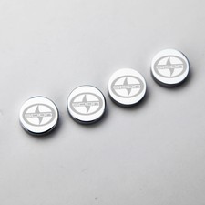 Laser Etched 4pcs Scion Car License Plate Frame Bolts Fastener Screws Cap Cover