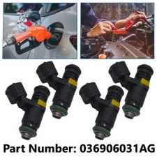 4X Einspritzventil Für VW Golf Caddy Polo Skoda Fabia Octavia II 1.4 036906031AG