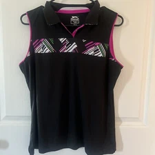 Slazenger Sleeveless golf shirt Womens Size Lg