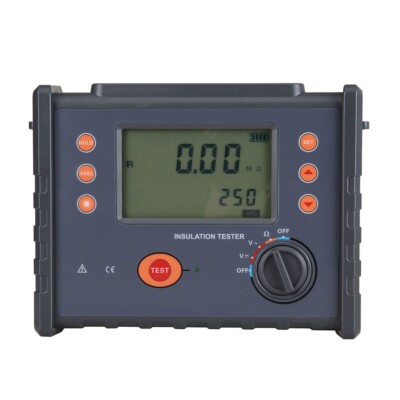 Digital Insulation Resistance Tester Meter Measurement Megohmmeter 2500V 200GΩ