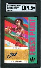 AYO DOSUNMU 2021-22 Court Kings Autographs Ruby (#4/99) SGC GEM MINT 9.5 AUTO 10