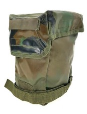 FRENCH EX-ARMY MILITARY BAG RUBBERIZED BACKPACK WEATHERPROOFPACK WOODLAND POUCH