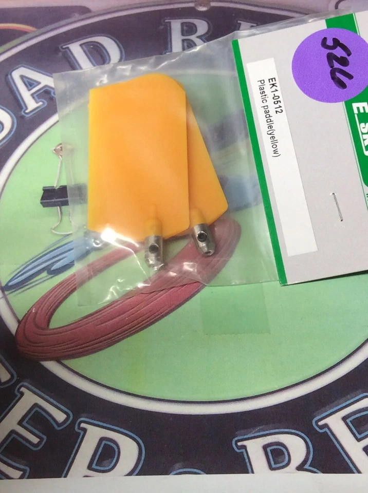 Juego de paletas de plástico Esky EK1-0512: {amarillo} NewInPack enviado a EE. UU. Foto 2 de 4