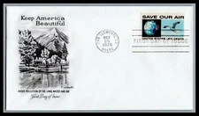 US FDC # 1413 6c Anti-Pollution  Artmaster  1970, 9M109