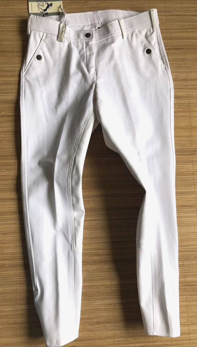 EASY RIDER EUROSTAR Turnierreithose Damen Vollbesatz weiß 42 edel NEU %%% UVP80€