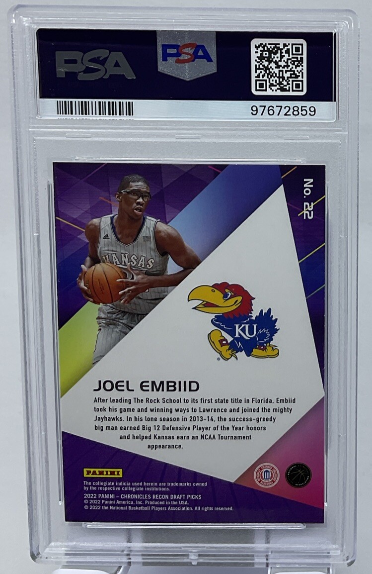2022-23 Panini Chronicles Draft Picks - Recon Joel Embiid