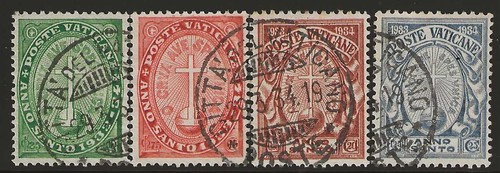 1933 Città del Vaticano - Serie completa Anno Santo usata - 第 1/1 張圖片