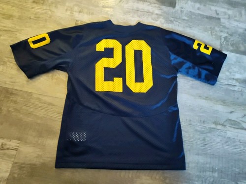 Vtg Team Nike Center Swoosh University Of Michigan Football Jersey Nike Kids 6 - Picture 15 of 16