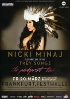 Nicki Minaj - The Pinkprint Tour, Frankfurt 2015 | Konzertplakat | Poster