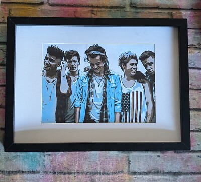 One Direction 1 Direction 1D Harry Styles Pop Art Tribute HARRY STYLES PICTURE 