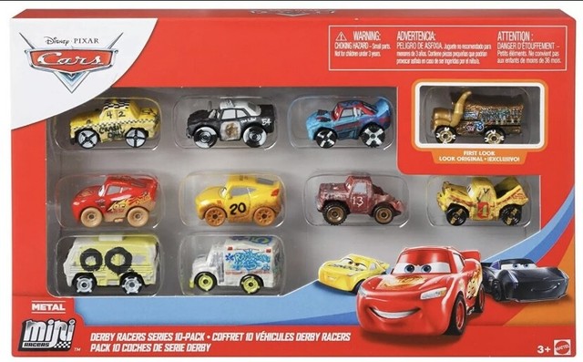 disney pixar cars mini racers 15 pack